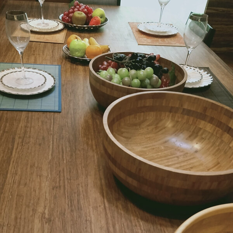 حبلا المنسوجة الخيزران tabletop.jpg