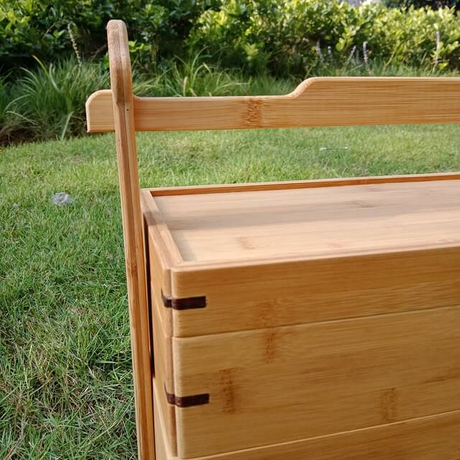 منظم طعام من الخيزران، طراز عتيق.jpg