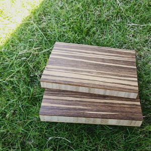 3 طبقات من الخيزران المنسوج من حبوب النمر 