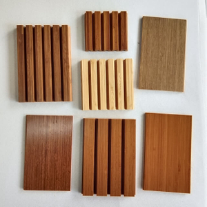Case di fodera per pareti di bambù vari colori macchiati